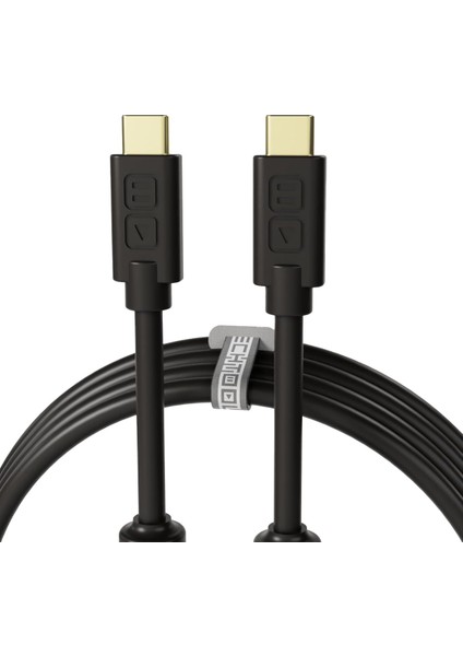 Techtools Chroma Cables Usb-C To C - 2mt | Black