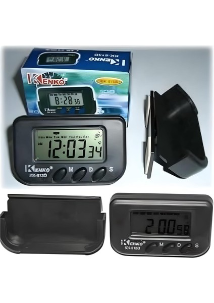 Dijital Küçük Masa-Araba Saati-Alarm-Kronometre Öğrenci Saati Kronometreli Pomodoro Ders Çalışma Saati