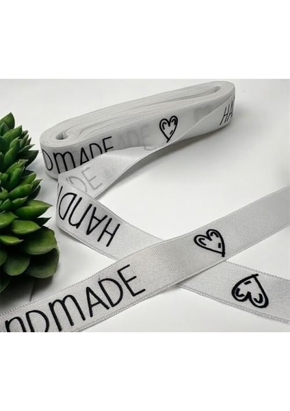 Desenli Paketleme Kurdelesi Yazılı Saten Kurdele 2 Metre 2 cm Kurdele (Siyah) modelleri