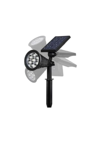 Geldi Solar Kazıklı Çim Armatür Cata 7W Güneş Enerjili LED Çim Lambası Bahçe Ağaç Aydınlatma Lambası (Yeşil Işık) fiyatları