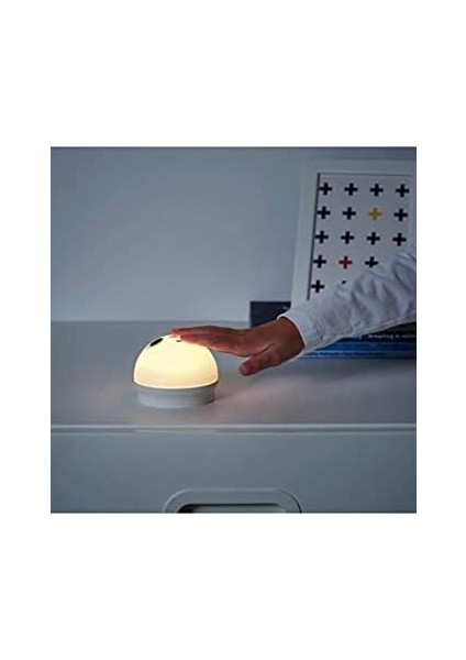 Kornsno LED Gece Lambası Beyaz Tavşan Pil Kumandalı 004.337.20 fiyatları