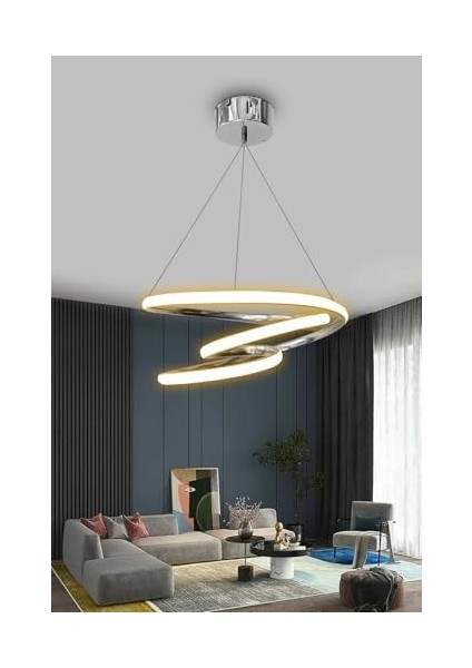 Renkli Krom Kaos LED Avize, Modern Sarkıt Lamba, 30X70 Cm, Ayarlanabilir Işık, Salon, Oturma Odası, Yatak Odası Aydınlatması fiyatları