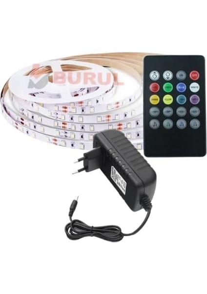 Rgb Şerit LED Işık - SB-6525, Müzik ve Ses Duyarlı, Ritim Algılayan, Otomatik Renk Değiştiren, Oyun Odası, Tv, Parti, Yatak Odası Dekorasyonu Için (5 Metre) fiyatları