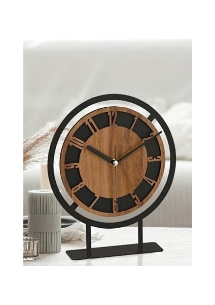 22 x 27 cm Metal Sarkaçli Dekoratif Masa Üstü Saati modelleri