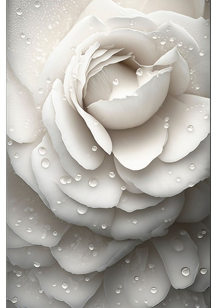 |soft|gül Kombini (Cream) |çerçeveli Cam Tablo 2li Dikey modelleri