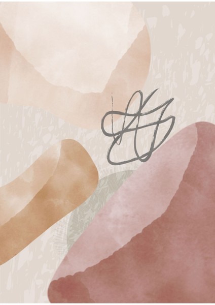 |turuncu-Gri-Krem Soyut Şekil Kombin 01 |çerçeveli Cam Tablo 2li Dikey fiyatları