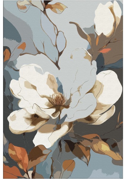 |soft Lacivert-Beyaz Çiçek Desenli Kombin 01 |temperli Çerçeveli Cam Tablo 2li Dikey modelleri