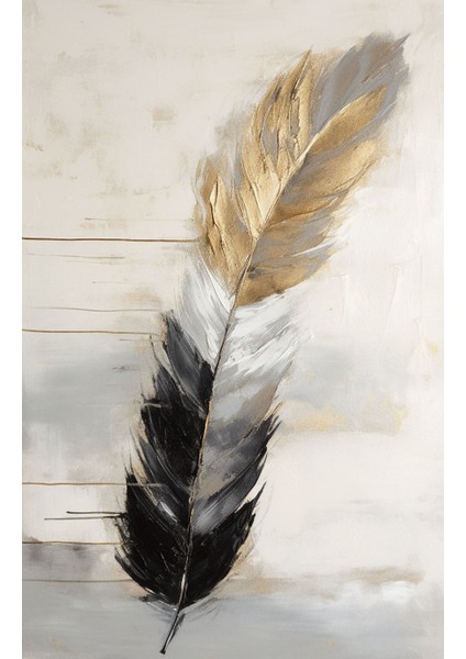 |gold-Gri Renk Soyut Çiçek Tüy Konmbin |temperli Çerçeveli Cam Tablo 2li Dikey modelleri