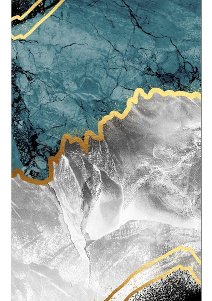 |gri-Mavi Renk Soyut Kombini |temperli Çerçeveli Cam Tablo 2li Dikey fiyatları