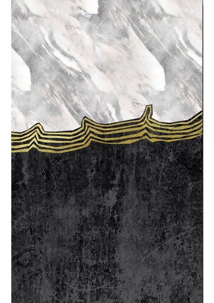 |gri-Mavi Renk Soyut Kombini |temperli Çerçeveli Cam Tablo 2li Dikey modelleri