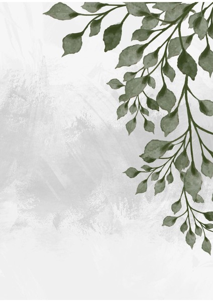 |gri-Yeşil Yaprak Dalları Kombini 1 |çerçeveli Cam Tablo 2li Dikey fiyatları