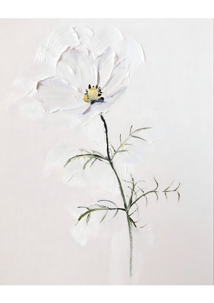 |h&soft Renk Çiçekler |çerçeveli Cam Tablo 2li Dikey modelleri