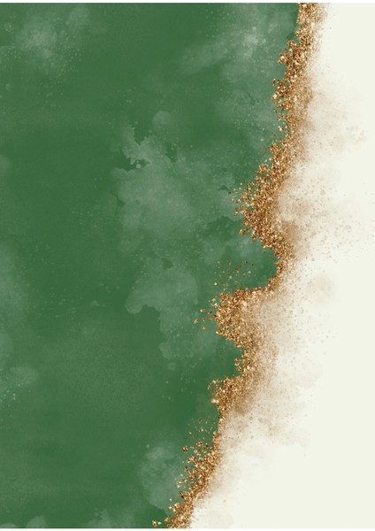 |yeşil-Gold Luxury Desenli Soyut Kombini 03 |çerçeveli Cam Tablo 2li Dikey fiyatları