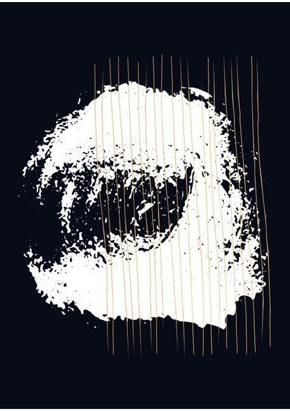 |beyaz-Siyah-Sarı Desenli Soyut Kombini 01|çerçeveli Cam Tablo 2li Dikey fiyatları