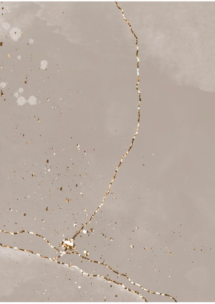 |gri-Gold Desenli Soyut Kombini 003 |çerçeveli Cam Tablo 2li Dikey modelleri