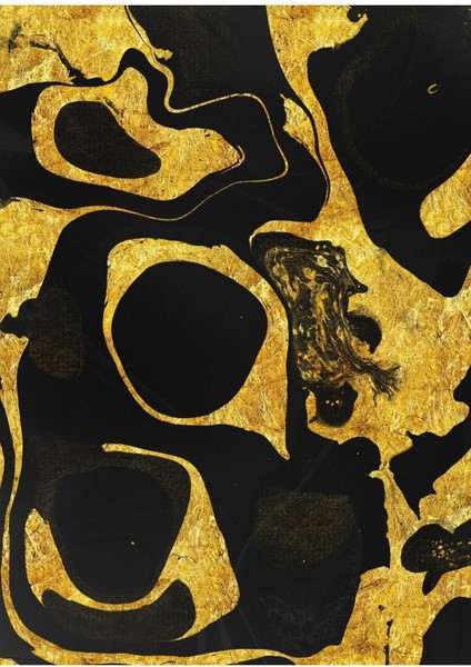 |siyah-Gold Desenli Soyut Kombini 02 |çerçeveli Cam Tablo 2li Dikey modelleri