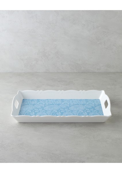 Flowery Melamin Tepsi 46X32 cm Renkli fiyatları