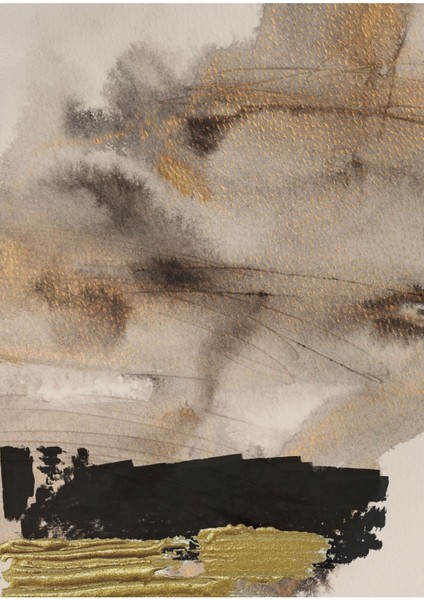 |krem-Siyah-Gold Desenli Soyut Kombini 02 |çerçeveli Cam Tablo 2li Dikey fiyatları