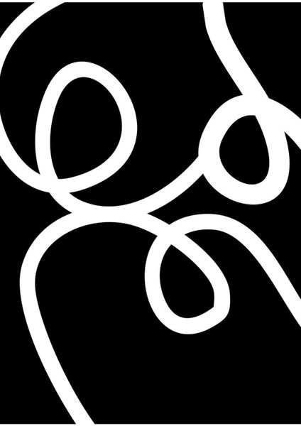 |siyah-Beyaz Soyut Şekiller Kombin 06 |çerçeveli Cam Tablo 2li Dikey fiyatları