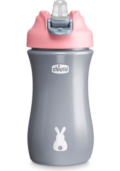 Pop-Up Pipetli Bardak 2 Yaş+ 350 ml - Pink
