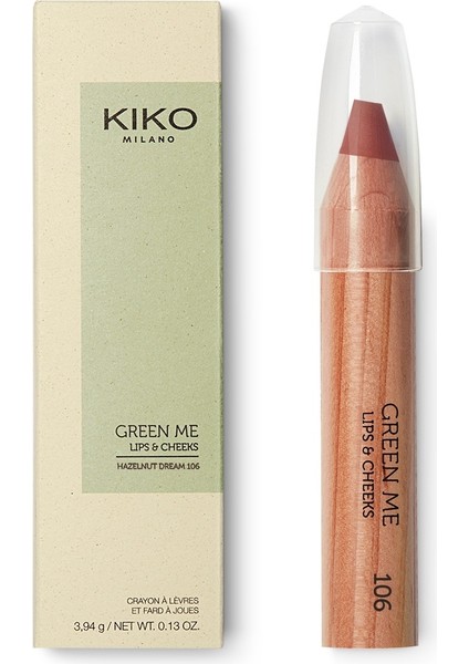 Dudak Kalemi - green Me Lips & Cheeks - 106 Hazelnut Dream
