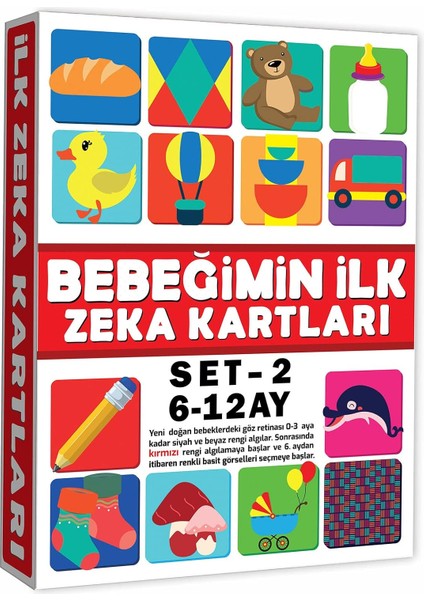 Diy Toy Bebeğimin İlk Zeka Kartları Set - 2 / 6 - 12 Ay
