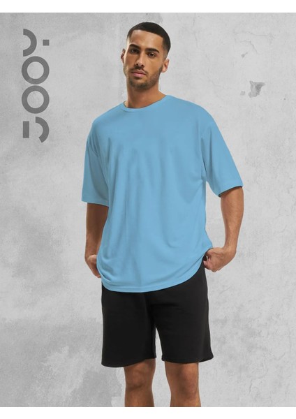 Bisiklet Yaka Rahat Kalıp Oversize Basic 5'li T-Shirt Paketi