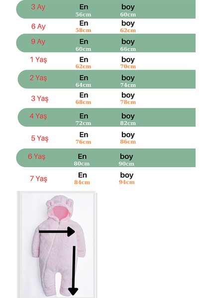 Kız Erkek Bebek ve Çocuk Kapüşonlu Ayıcık Tulum