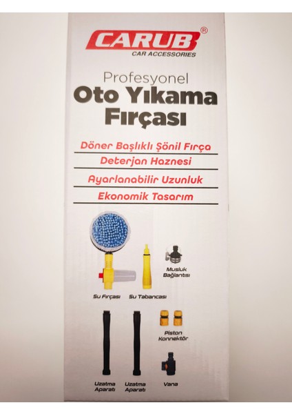 Oto Yıkama Fırçası Mop Saplı Profesyonel BR0922559 modelleri