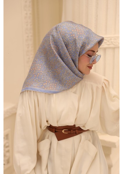 Tivil Ipek Eşarp 11464-55 Mavi Karışık Desen fiyatları