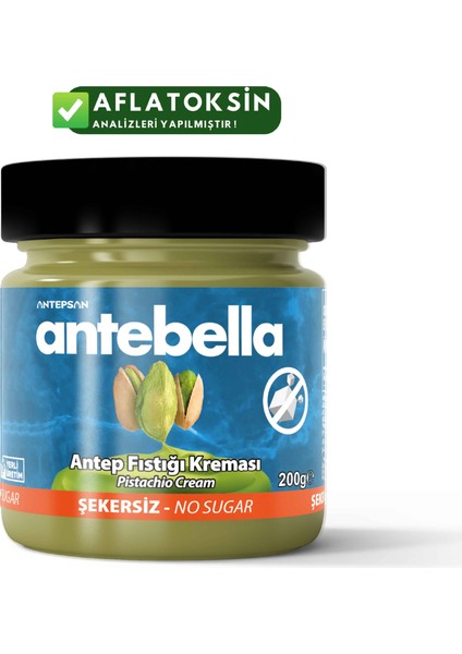 Antep Fıstık Kreması 200 gr (Şekersiz)