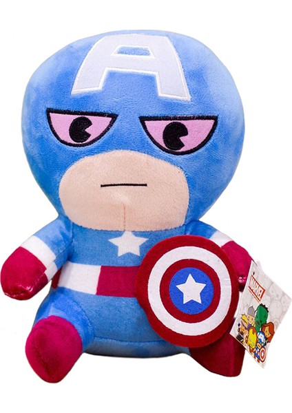 Disney Marvel Avengers Peluş Oyuncak Kaptan Amerika Örümcek Adam Demir Adam Hulk Loki Thor (Yurt Dışından)