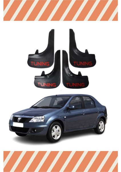 Dacia Logan Sd 2006-2011 Tunıng Yazılı 4'lü Tozluk Çamurluk Paçalık