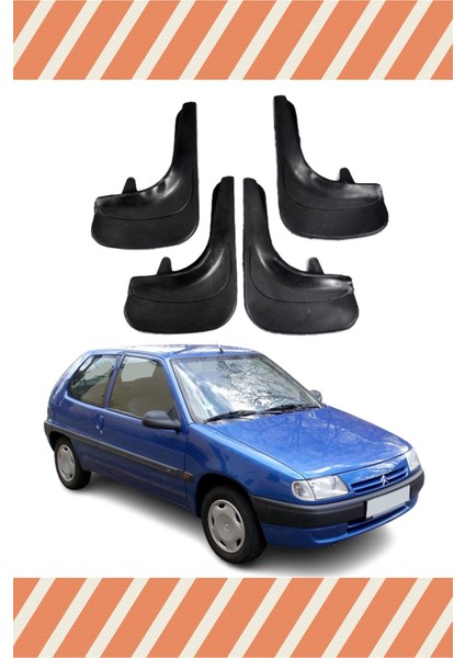 Citroen Saxo 4'lü Tozluk Çamurluk Paçalık