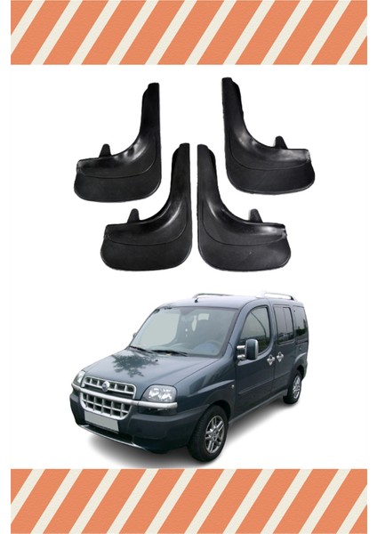 Fiat Doblo 2000-2010 4'lü Tozluk Çamurluk Paçalık