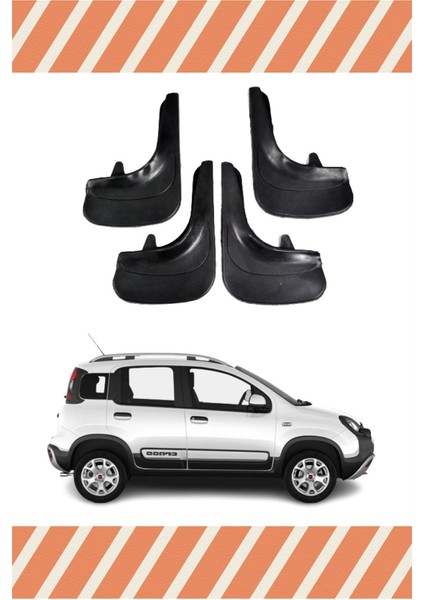 Fiat Panda 4'lü Tozluk Çamurluk Paçalık
