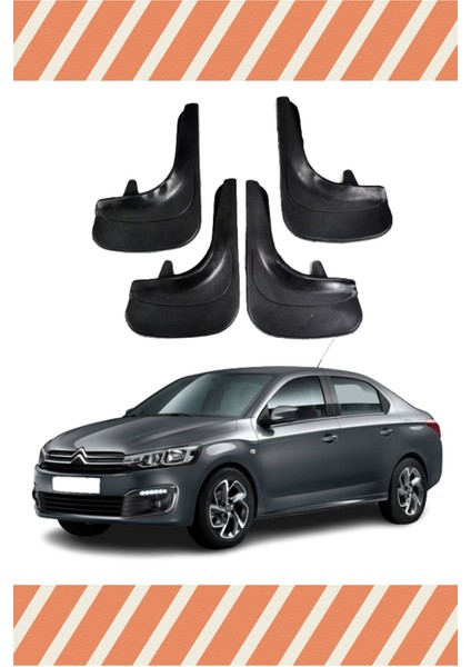 Citroen C Elysee 4'lü Tozluk Çamurluk Paçalık