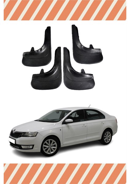 Skoda Rapid 4'lü Tozluk Çamurluk Paçalık