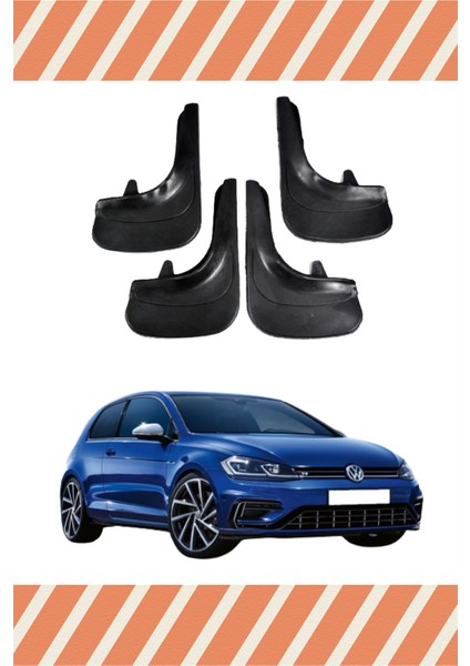 Volswagen Golf 7 4'lü Tozluk Çamurluk Paçalık