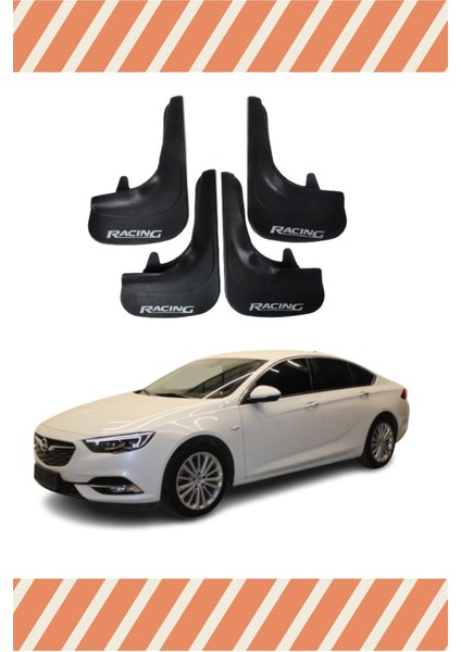 Opel Insignia Tüm Kasalar Racing Yazılı 4'lü Tozluk Çamurluk Paçalık