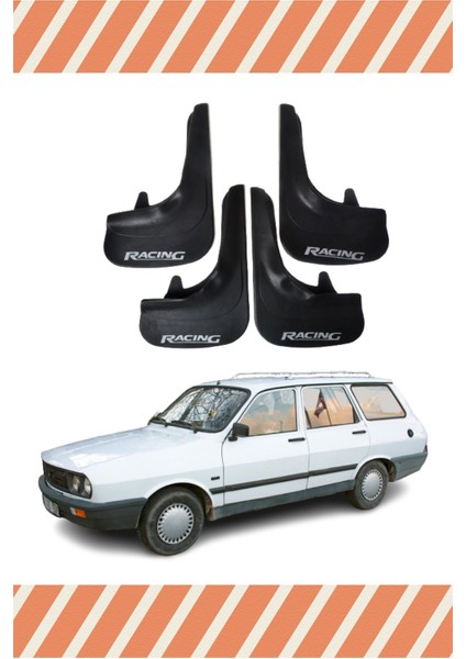 Renault Toros Racing Yazılı 4'lü Tozluk Çamurluk Paçalık