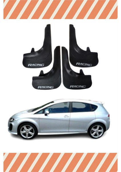Seat Leon Racing Yazılı 4'lü Tozluk Çamurluk Paçalık
