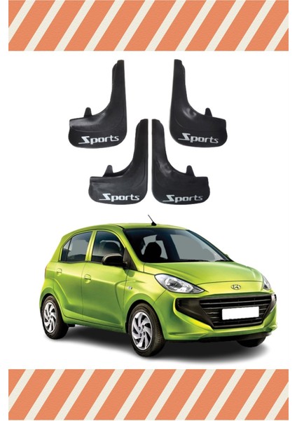 Hyundai Atos Sports Yazılı 4'lü Tozluk Çamurluk Paçalık