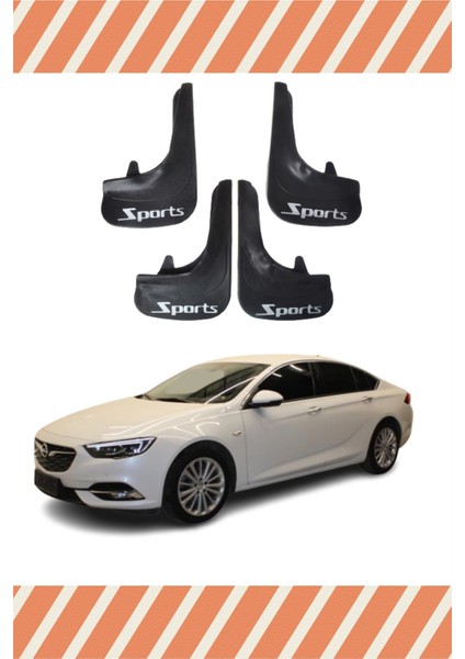 Opel Insignia Tüm Kasalar Sports Yazılı 4'lü Tozluk Çamurluk Paçalık