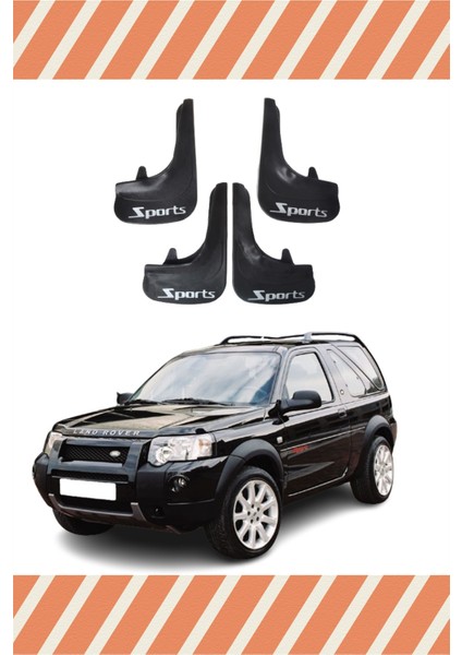Land Rover Freelander 1 Sports Yazılı 4'lü Tozluk Çamurluk Paçalık