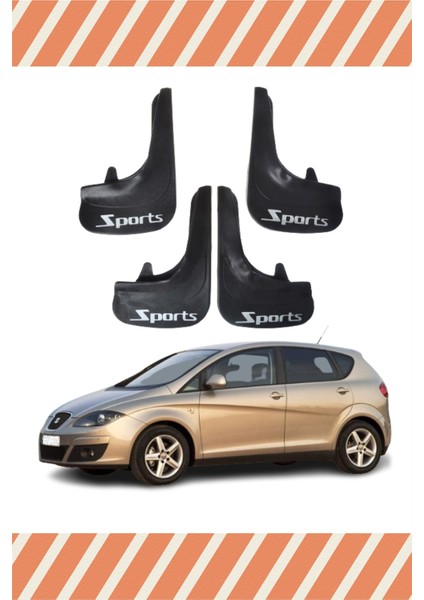 Seat Altea Sports Yazılı 4'lü Tozluk Çamurluk Paçalık