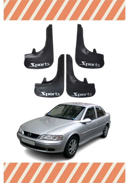 Opel Vectra B 1995-2003 Sports Yazılı 4'lü Tozluk Çamurluk Paçalık