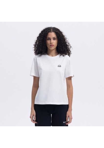 EF426-ECR Bisiklet Yaka Kadın T-Shirt - Ekru