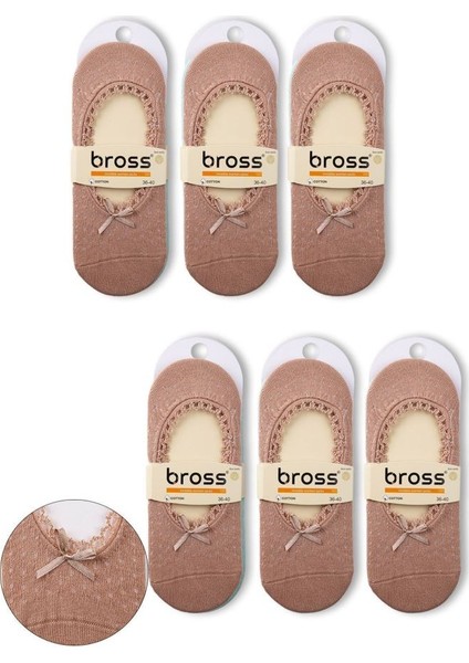 Kadın File 12LI Dantelli Babet Çorap Ten ONL-02508 fiyatları