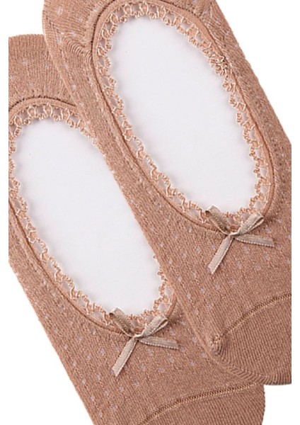 Kadın File 12LI Dantelli Babet Çorap Ten ONL-02508 modelleri